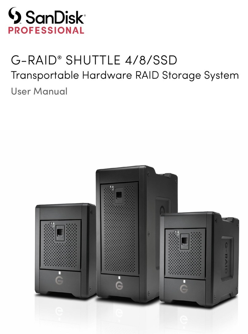 SanDisk PROFESSIONAL G-RAID SHUTTLE 4 user manual