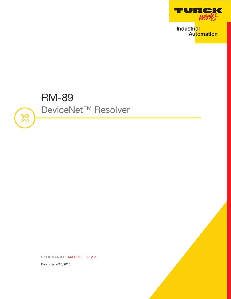 turck DeviceNet RM-89 user manual