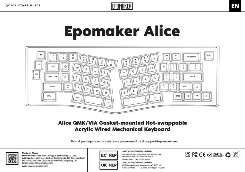 Epomaker Alice quick start guide