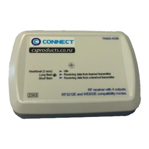 Connect TR800-433B2 quick start guide