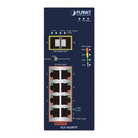 Planet IGS-1020PTF Series User manual