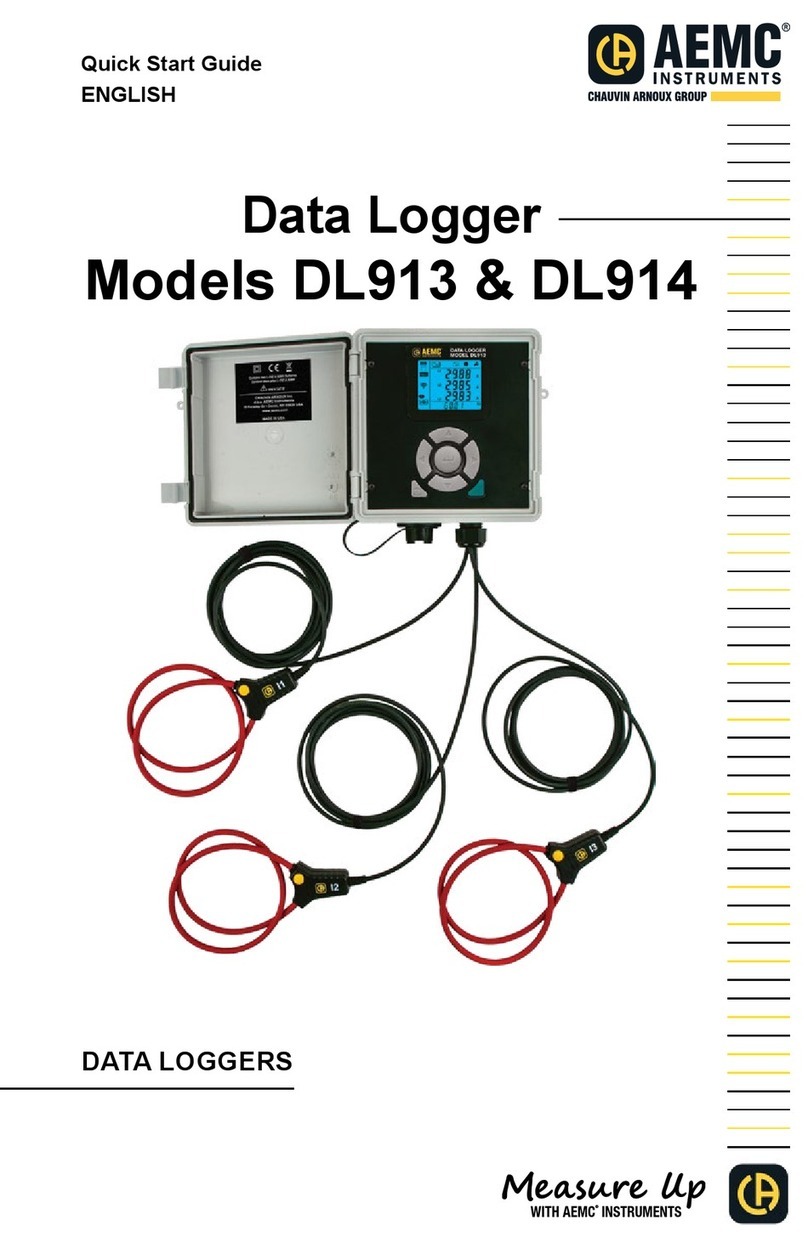 Chauvin Arnoux AEMC DL913 quick start guide
