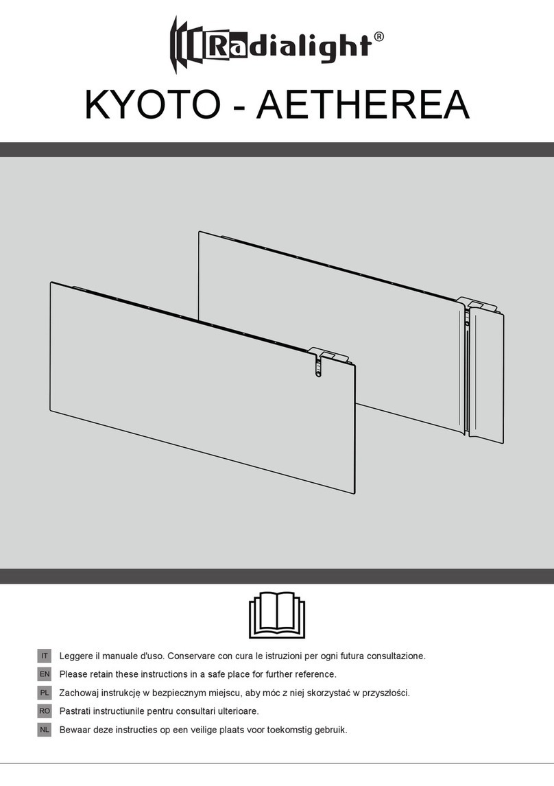 Radialight KYOTO 7 instruction manual Radialight KYOTO 7 instruction manual