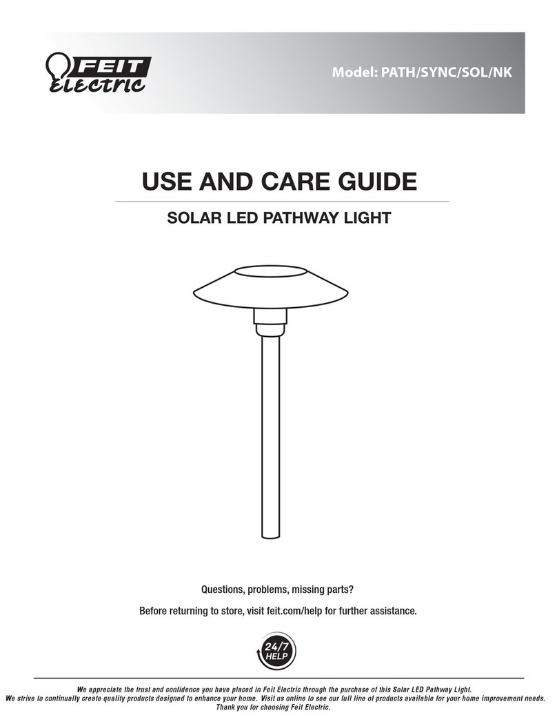 Feit Electric PATH/SYNC/SOL/NK User manual Feit Electric PATH/SYNC/SOL/NK User manual