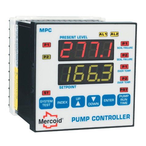 Mercoid Series MPC Installation and operating instructions