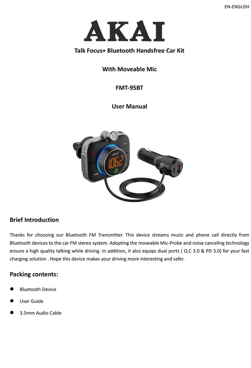 Akai FMT-95BT user manual
