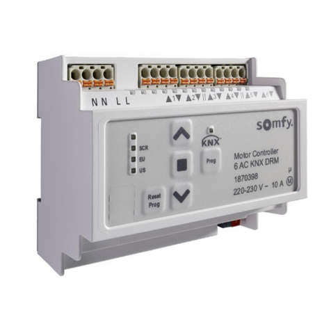 SOMFY Animeo Motor Controller 6 AC IB+ DRM User manual