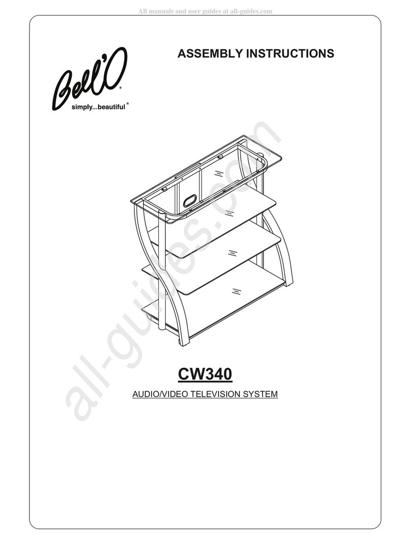 Bell'O CW340 Assembly instructions Bell'O CW340 Assembly instructions