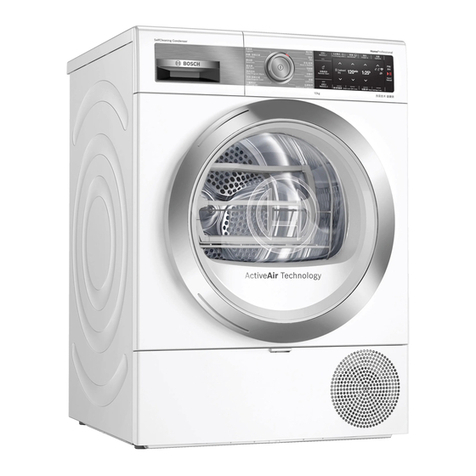 Bosch WQA655A00W User manual