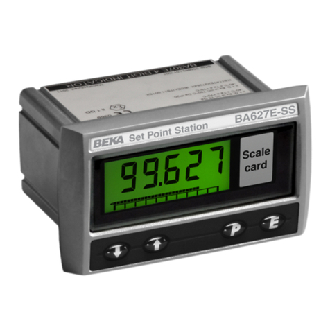 BEKA BA627E-SS User manual