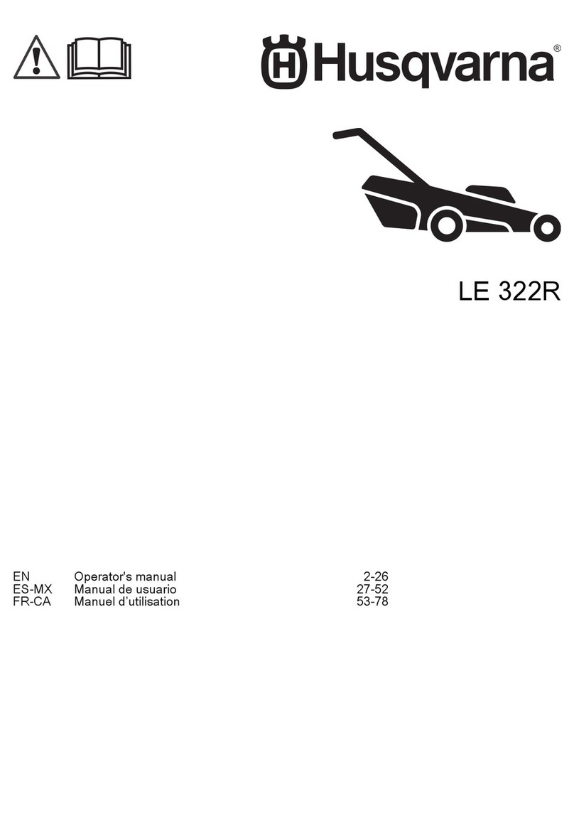 Husqvarna LE 322R Operator's manual