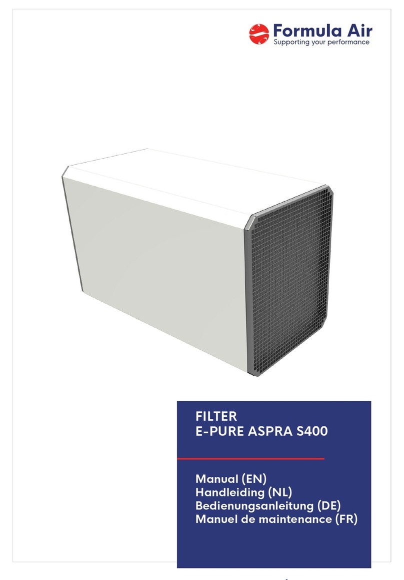 Formula Air E-PURE ASPRA S400 Series User manual