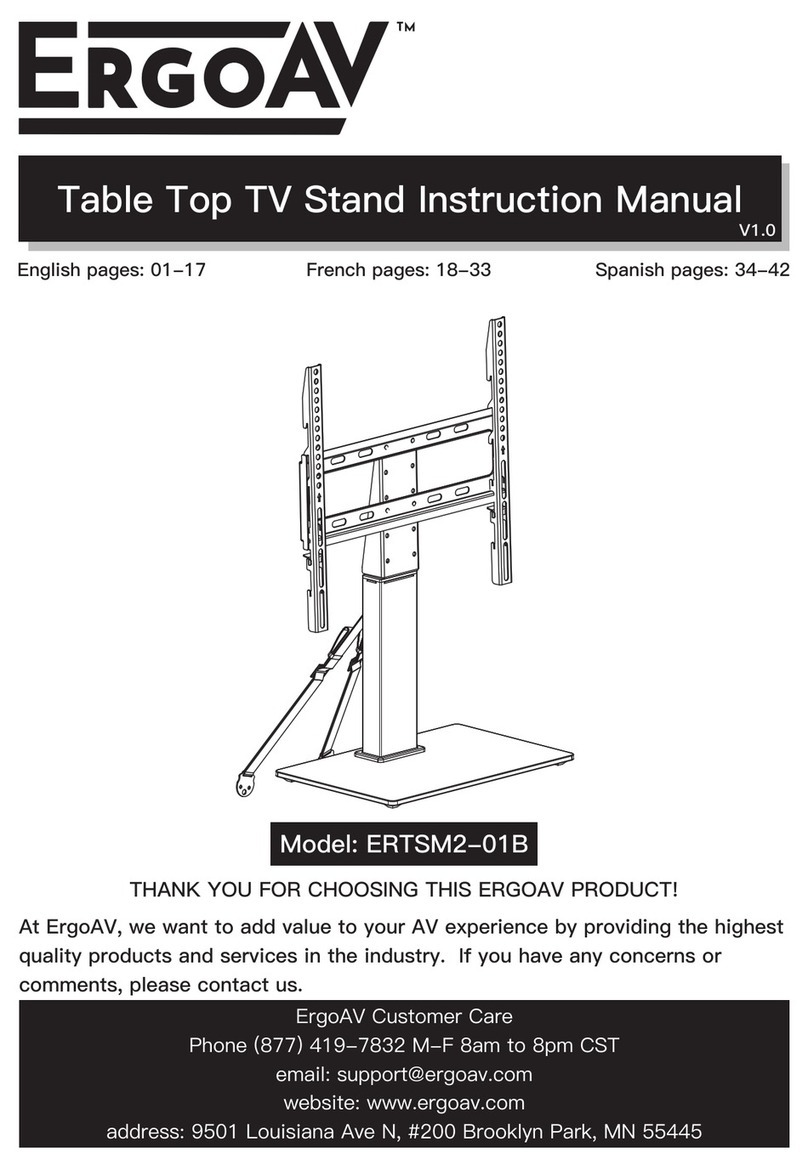 ErgoAV ERTSM2-01B User manual
