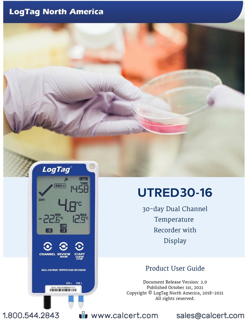 LogTag UTRED30-16 Product user guide