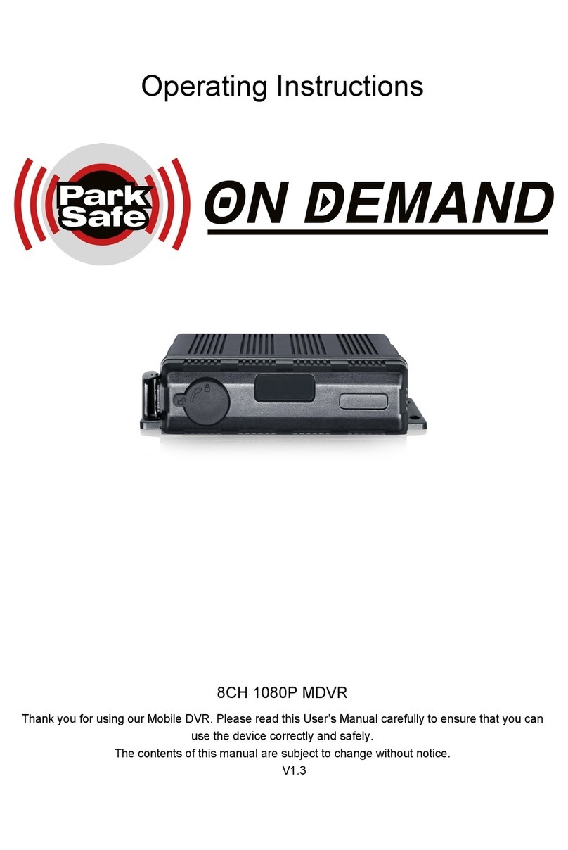 Park Safe ON DEMAND DV454-PSOD008 User manual