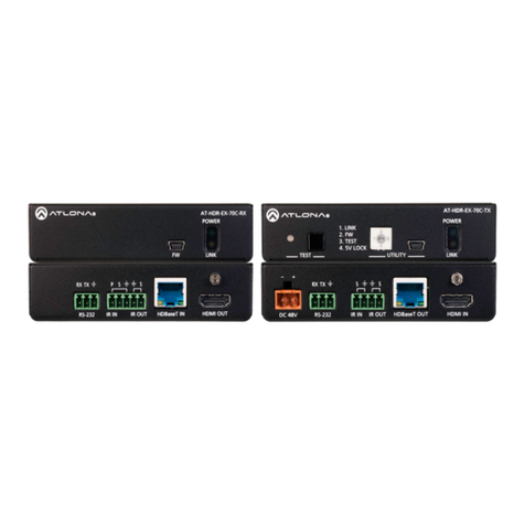 Panduit Atlona AT-HDR-EX-70C-KIT User manual