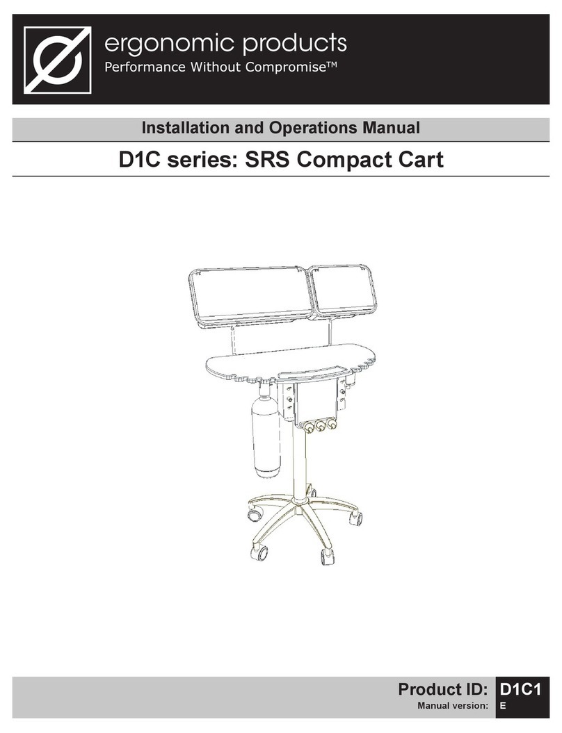 Ergonomic products D1C Series Installation and operation manual