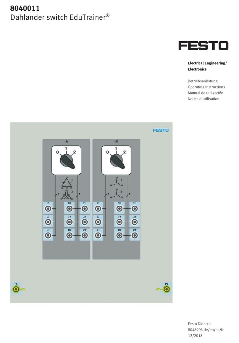 Festo EduTrainer 8040011 User manual Festo EduTrainer 8040011 User manual