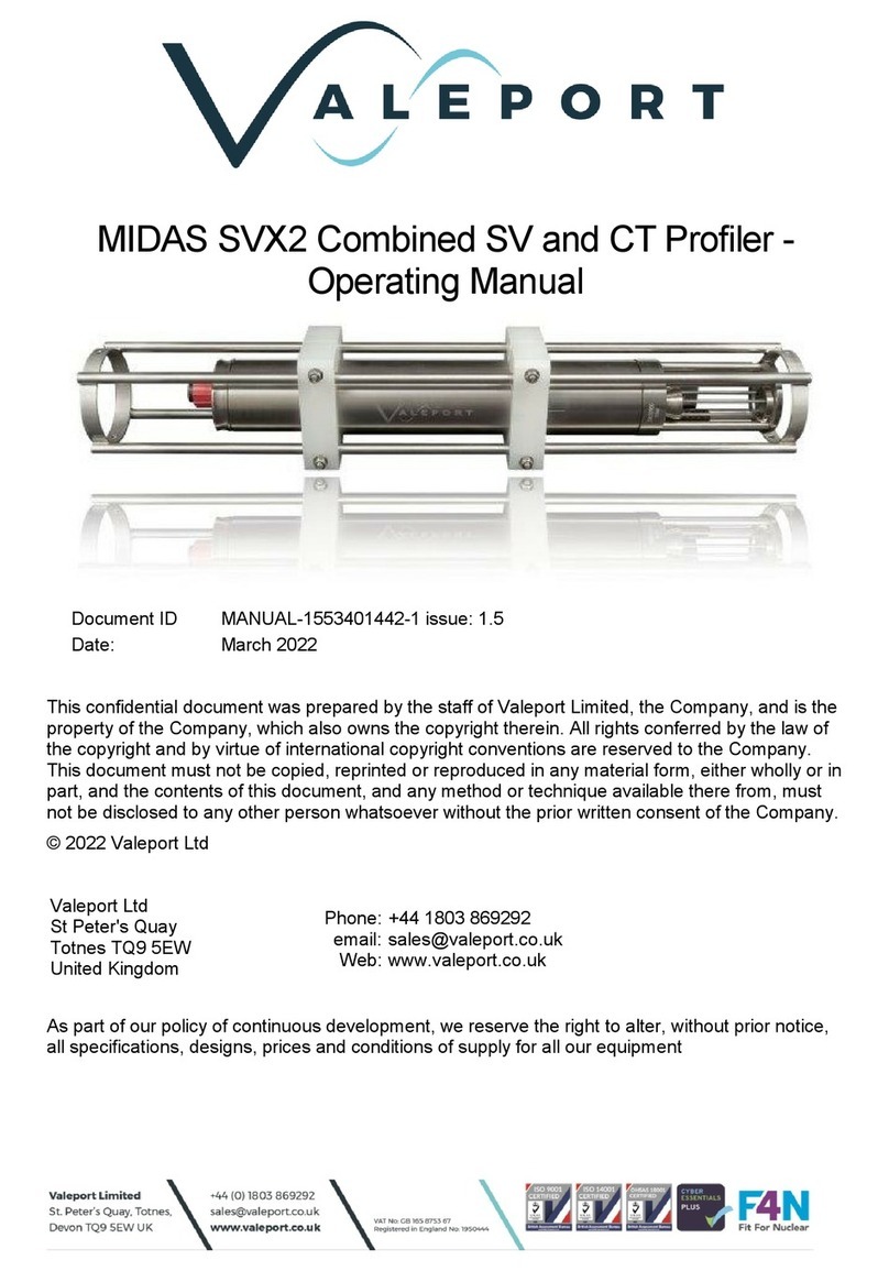 Valeport MIDAS SVX2 operating manual