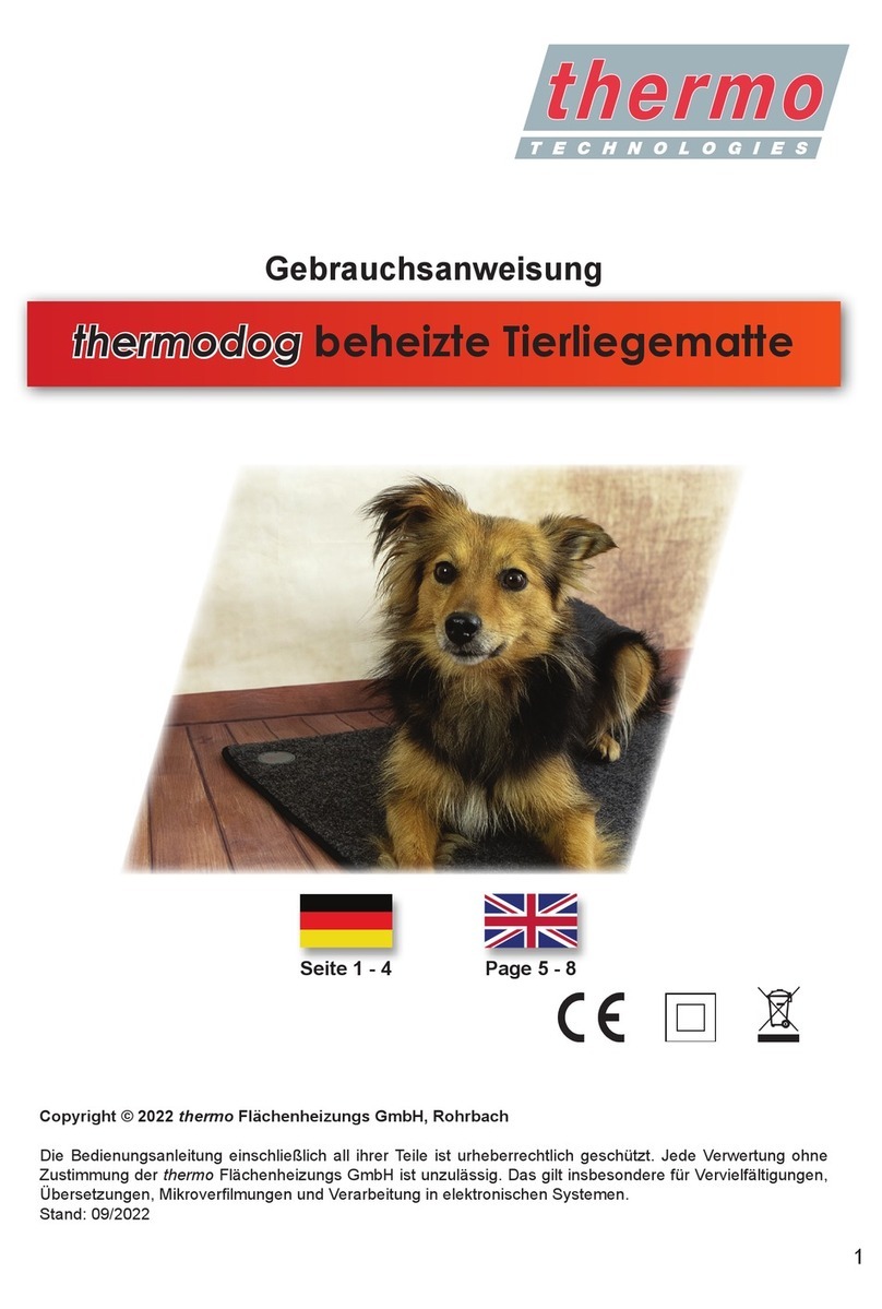 Thermo Technologies thermodog 4060-20 operating manual
