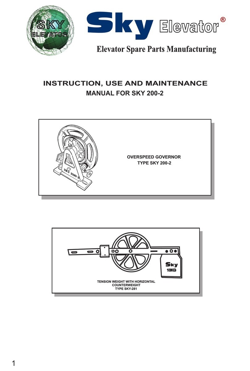 Sky Elevator SKY 200-2 Specification sheet