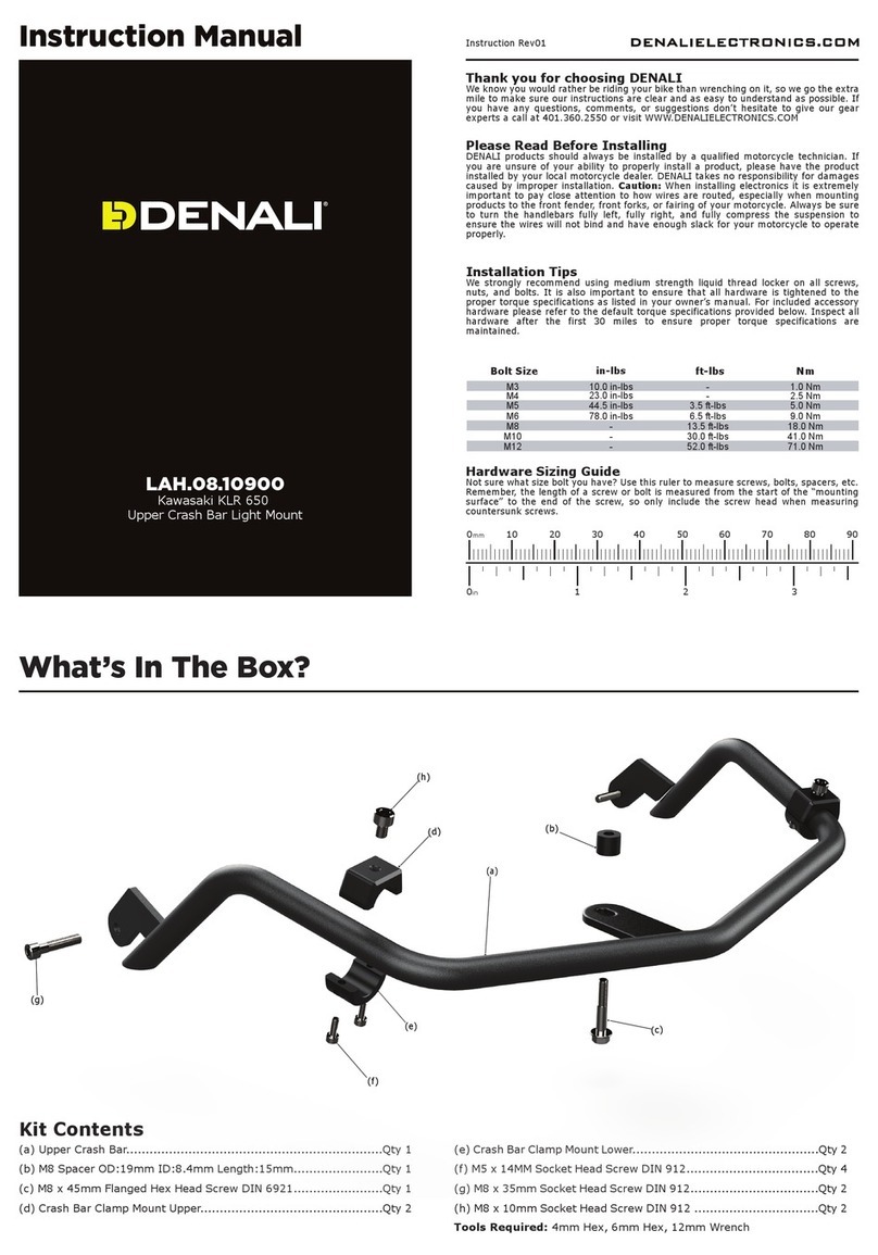 Denali LAH.08.10900 instruction manual