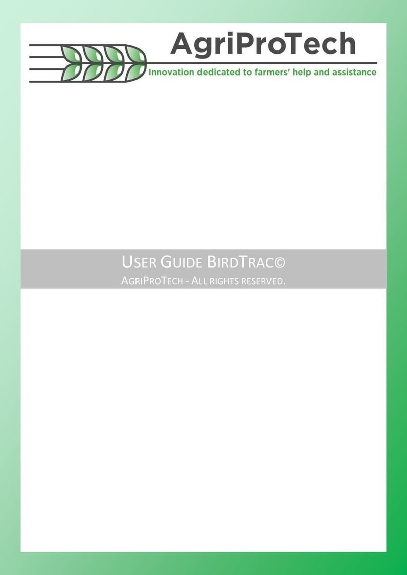 AgriProTech BirdTrack User manual