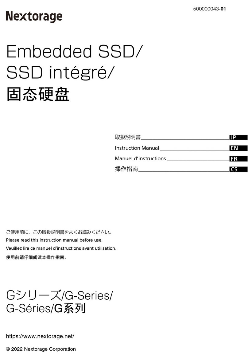 Nextorage G Series User manual