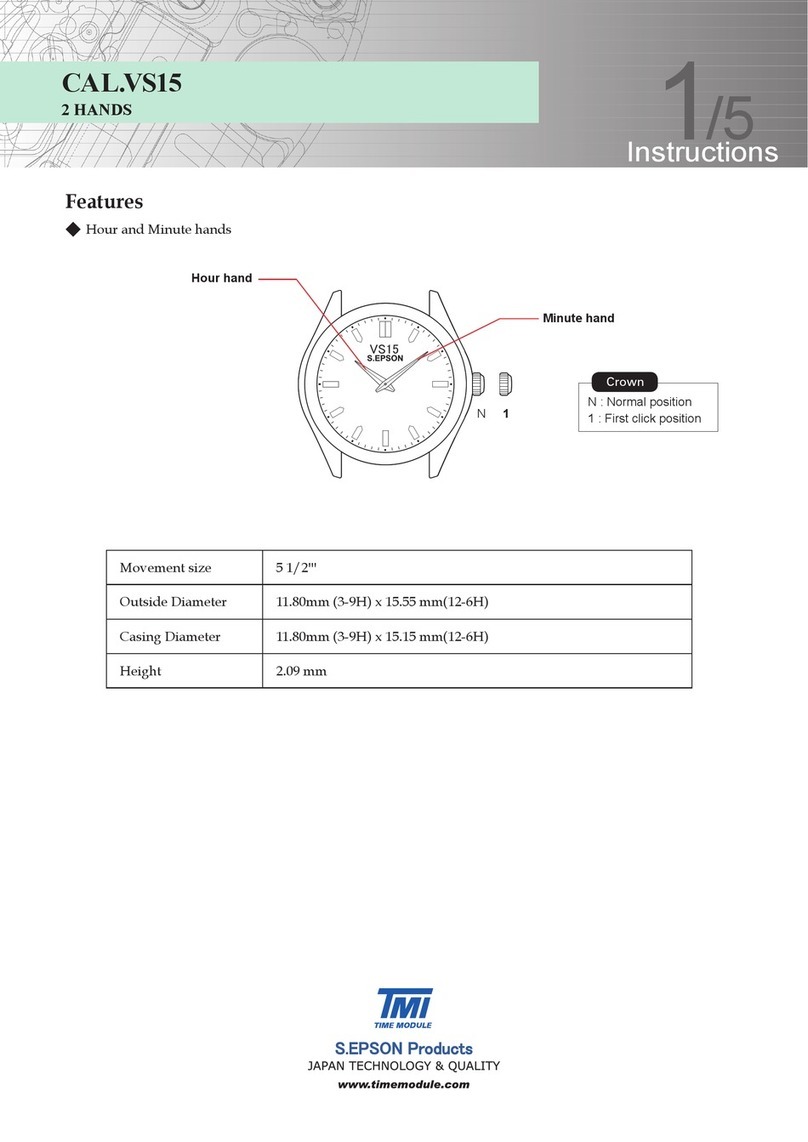 Sepson TMI CAL.VS15 instructions