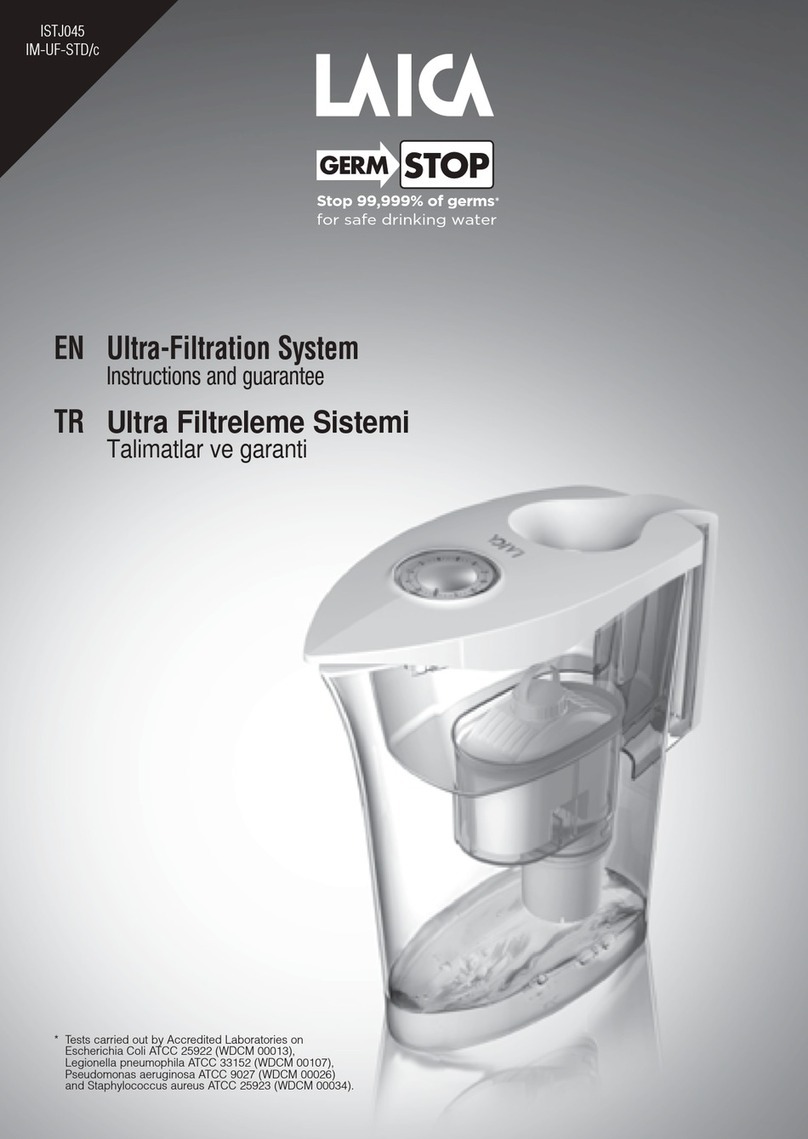 Laica Germ-STOP Ultra-Filtration System Product information sheet