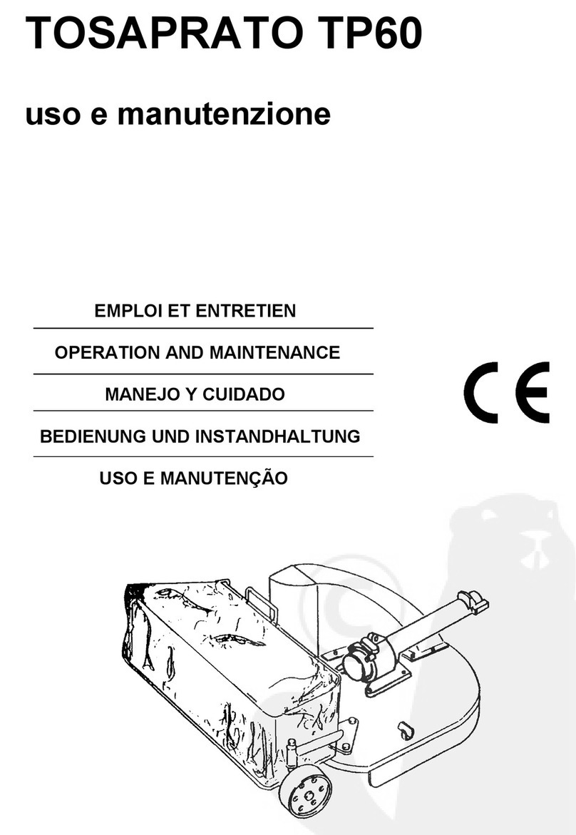 GOLDONI TOSAPRATO TP60 Installation guide