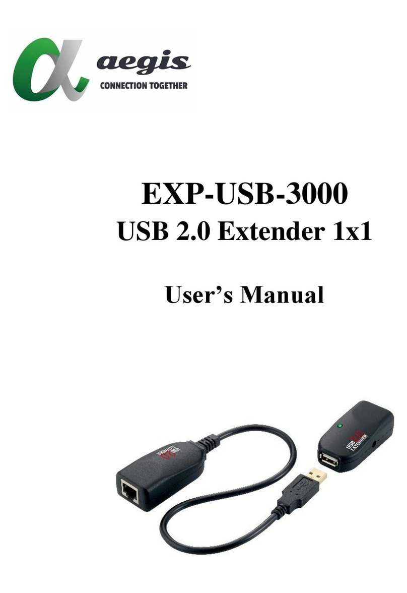 Aegis EXP-USB-3000 User manual