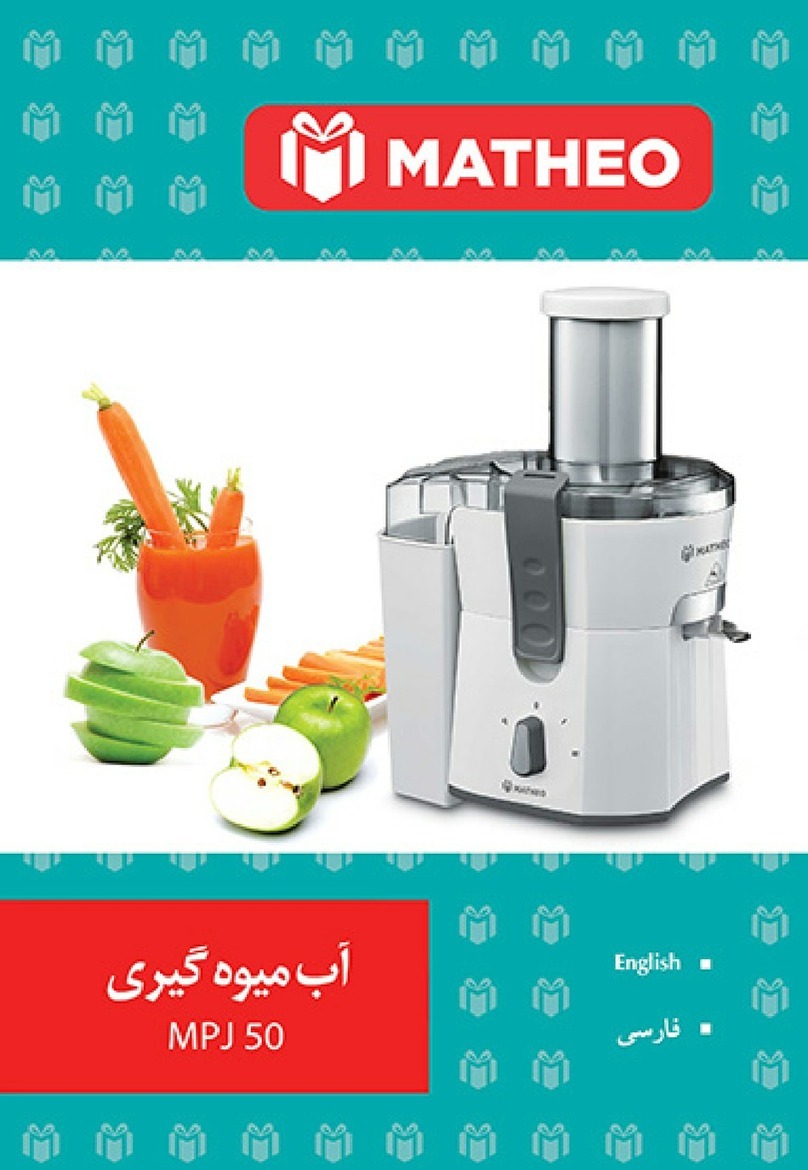 Matheo MPJ 50 manual