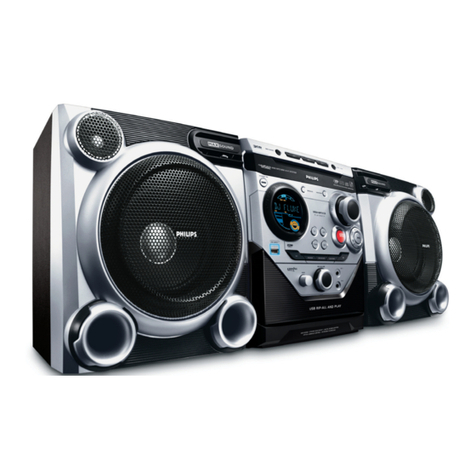 Philips FWM582 User manual