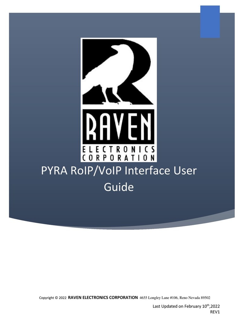 Raven 47800A-V Series User manual