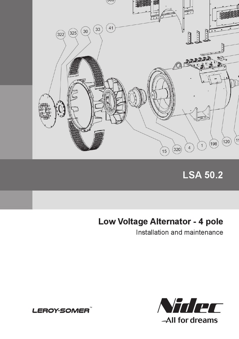 Leroy-Somer Nidec LSA 50.2 Installation and Maintenance