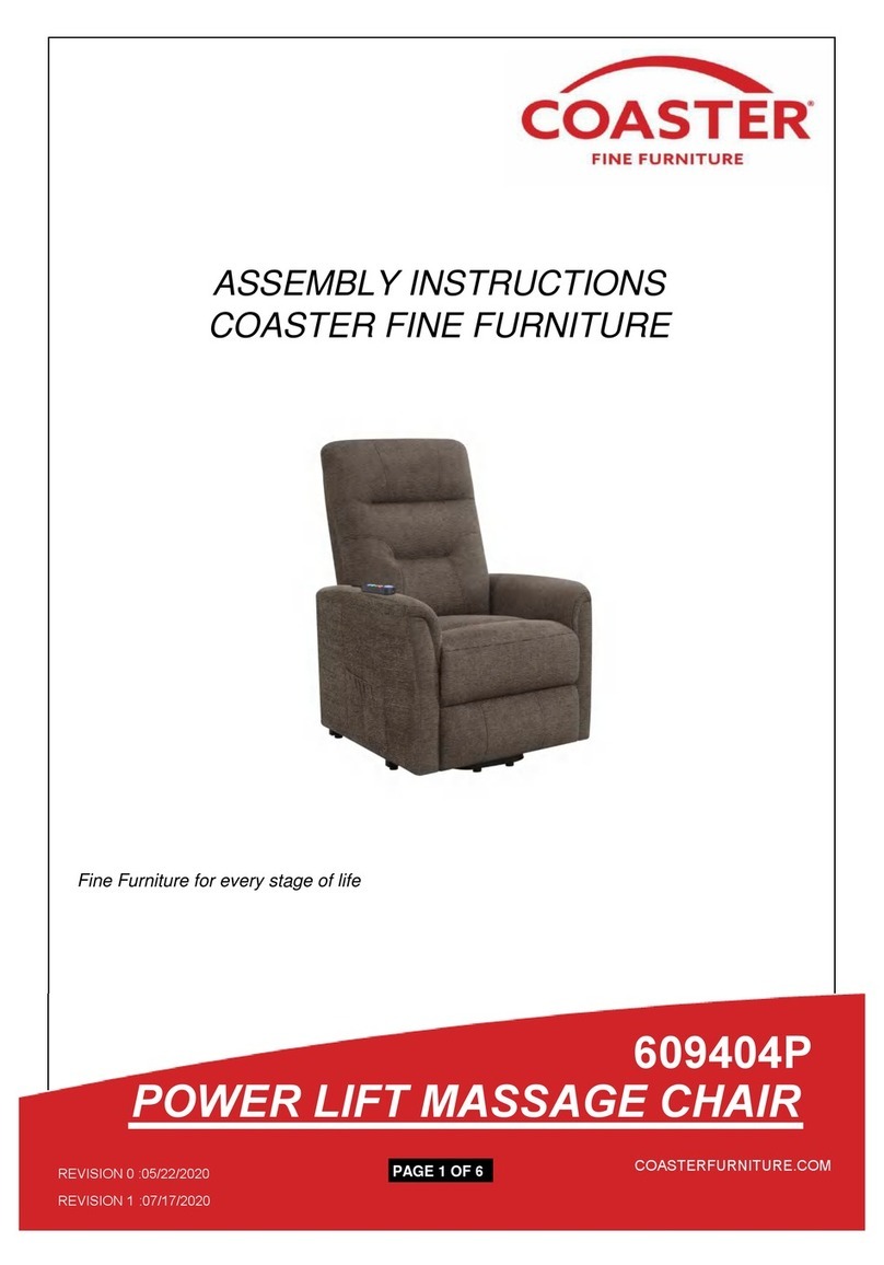 Coaster 609404P Assembly instructions