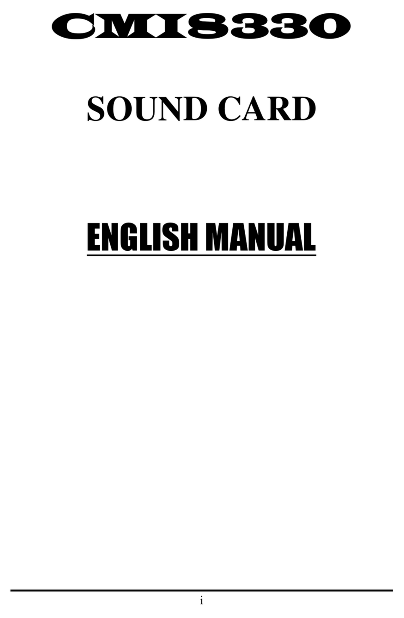 PCchips CMI8330 English Manual