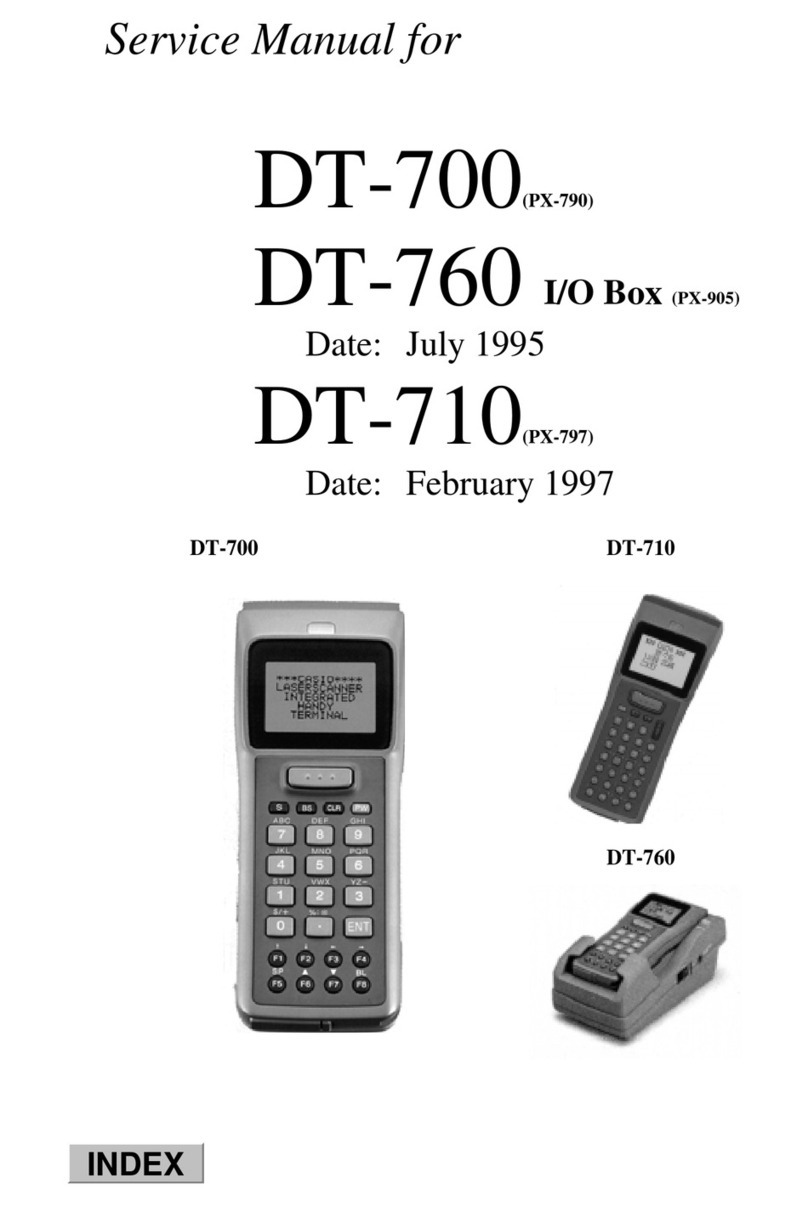 Casio DT-700 User manual