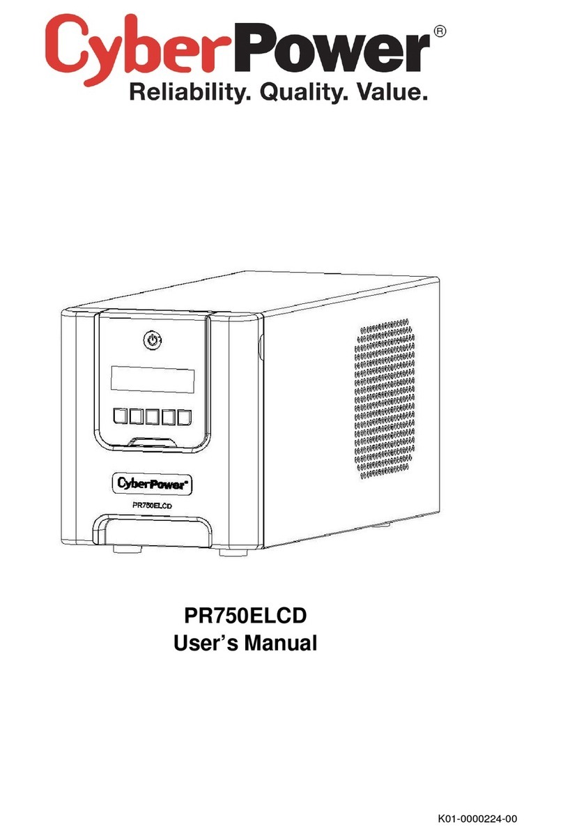 CyberPower PR750ELCD user manual CyberPower PR750ELCD user manual