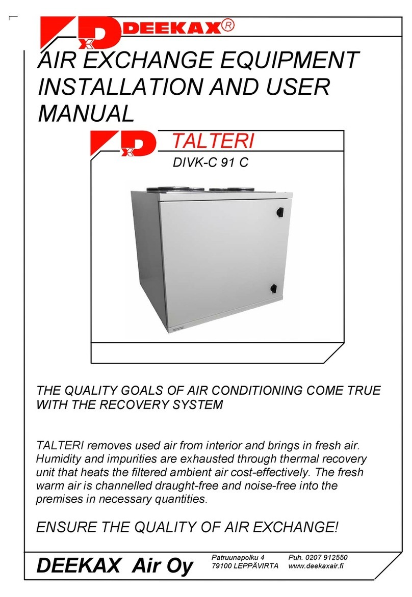 Deekax TALTERI DIVK-C 91 C Installation and user manual Deekax TALTERI DIVK-C 91 C Installation and user manual
