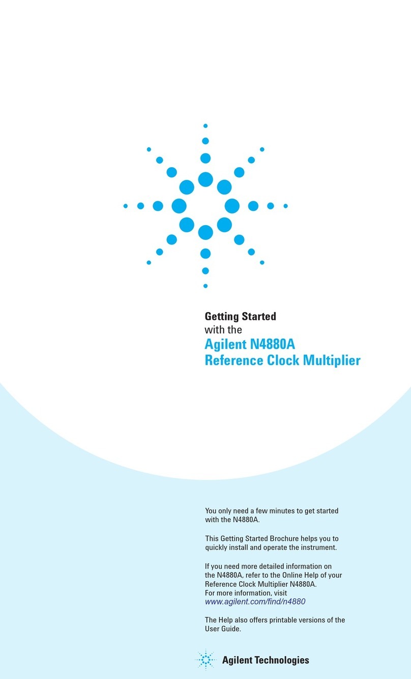 Agilent Technologies N4880A User manual