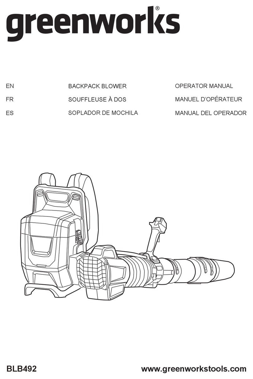 GreenWorks BLB492 Operator's manual