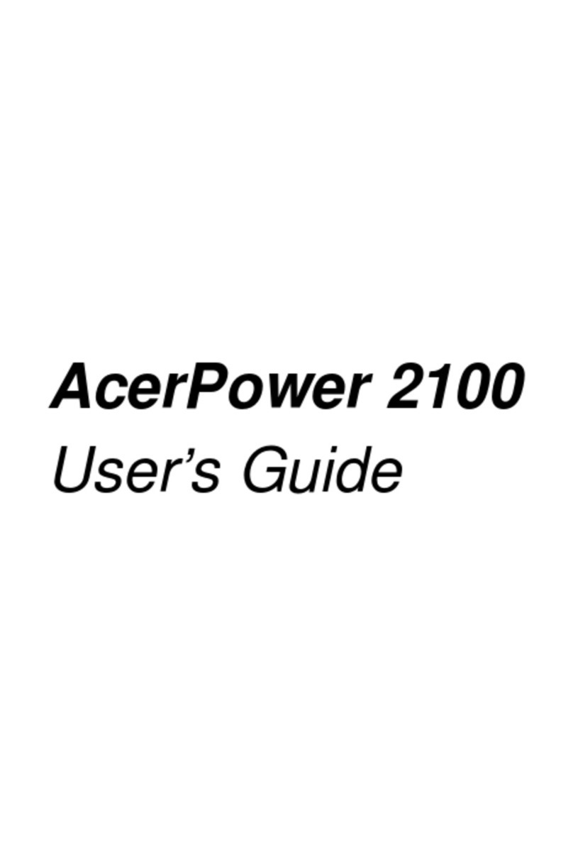 Acer AcerPower 2100 User manual