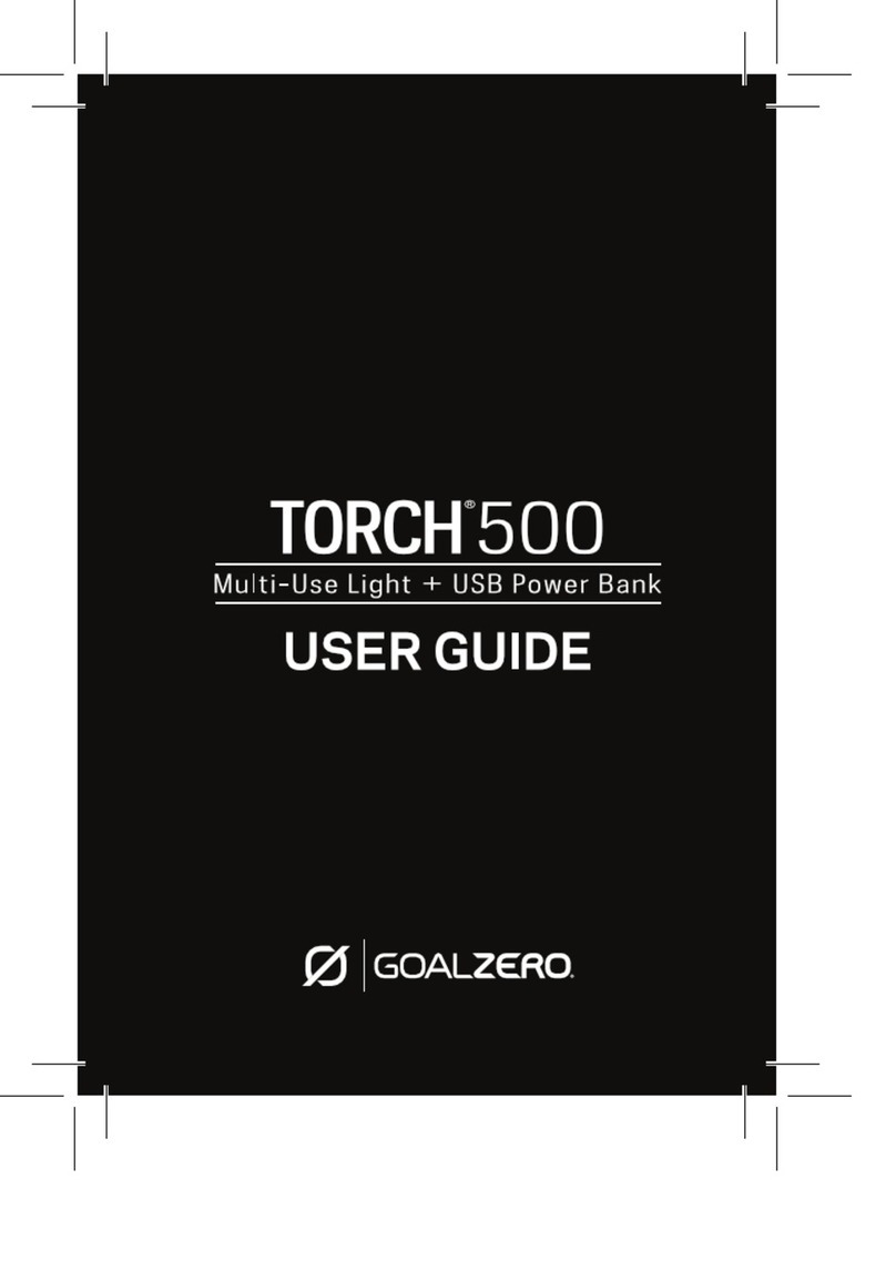 GOAL ZERO TORCH 500 user guide