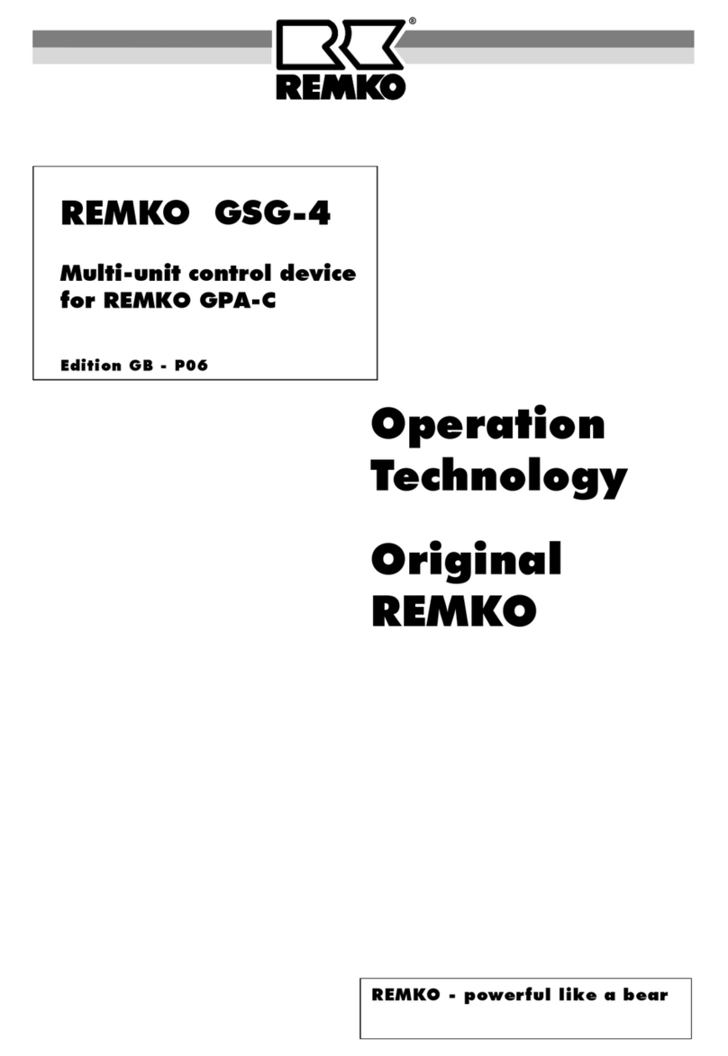 REMKO GSG-4 Operation  Technology