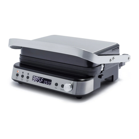 GreenPan Bistro Grill & Griddle user guide