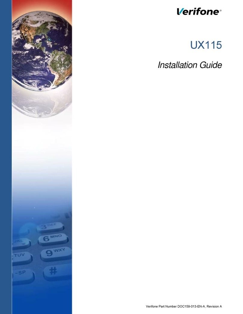 VeriFone UX115 User manual