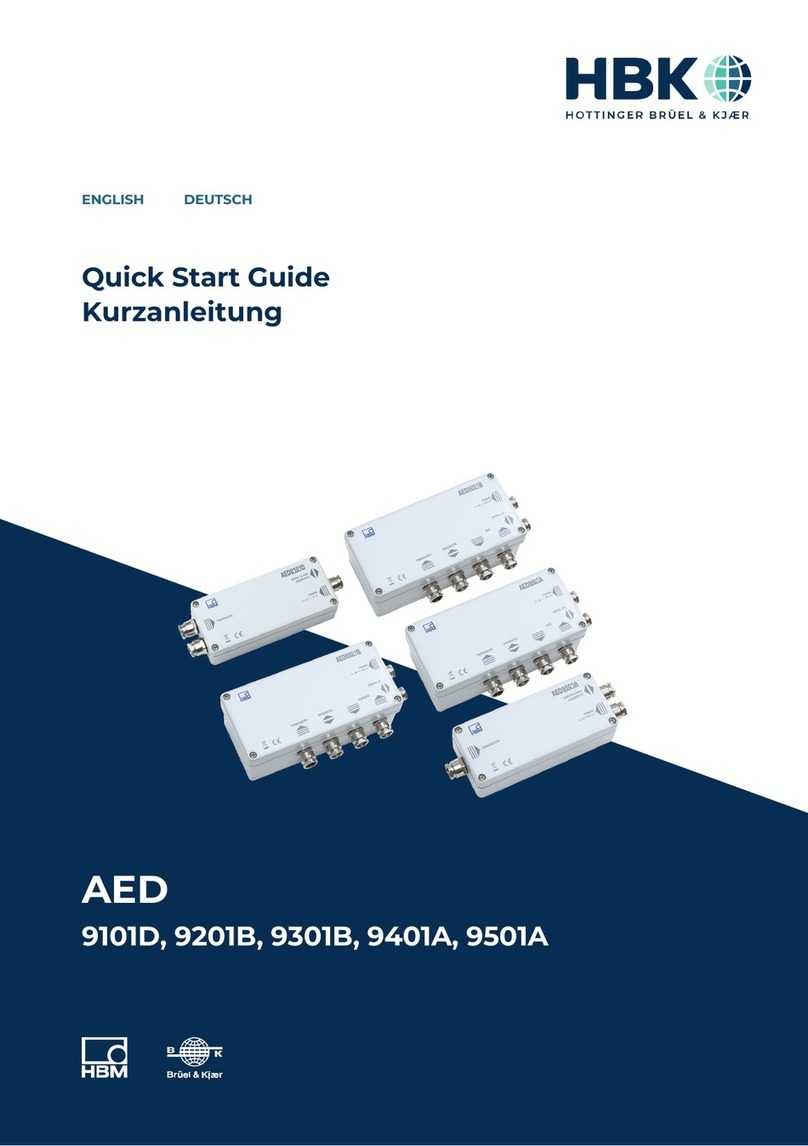 HBK AED 9101D quick start guide