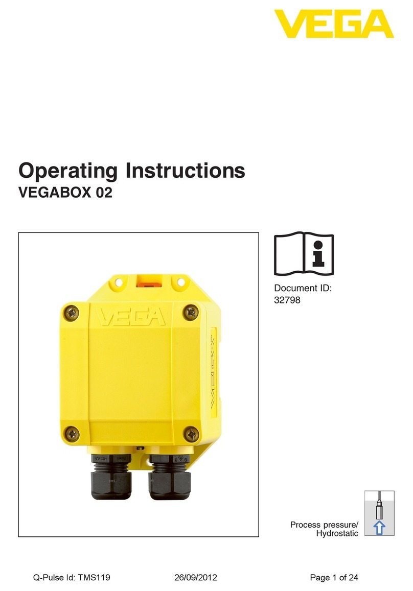 Vega VEGABOX 02 operating instructions